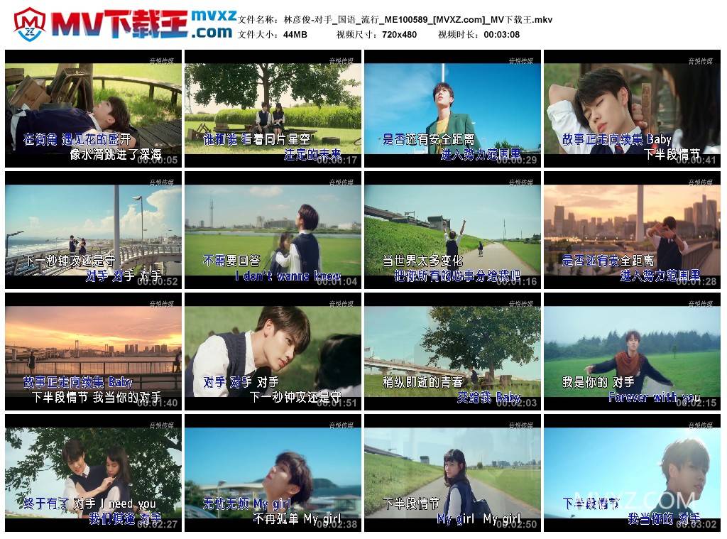 林彦俊-对手_国语_流行_ME100589